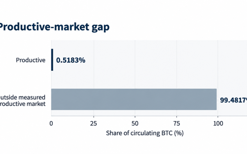 Only 0.52% of Bitcoin Is Working Onchain—Here’s Why – Bitcoin News