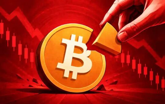 Shares Fall As Bitcoin Drops Below $77,000, Short Squeeze Setup In Focus