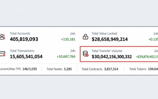 Tron Has Moved $30 Trillion but TRX Price Hasn't Budged in a Year