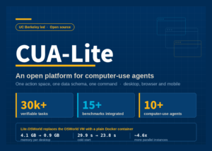 UC Berkeley Researchers Release CUA-Lite, an Open Platform Unifying Sandboxes, Data, Evaluation and RL for Computer-Use Agents