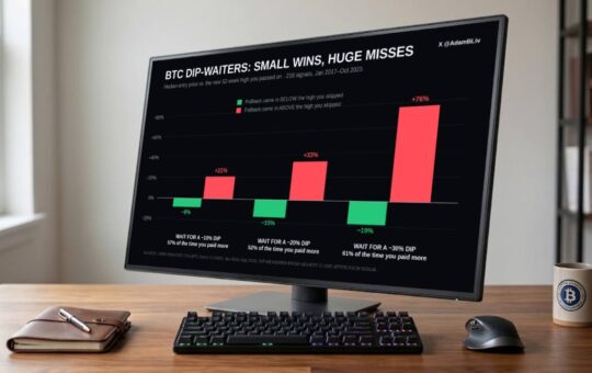 Waiting for a 30% Bitcoin Dip Backfired in 61% of Tested Cases