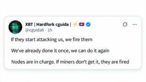 XBT Ticker Grab and Mining Revolt Grip BTCB2
