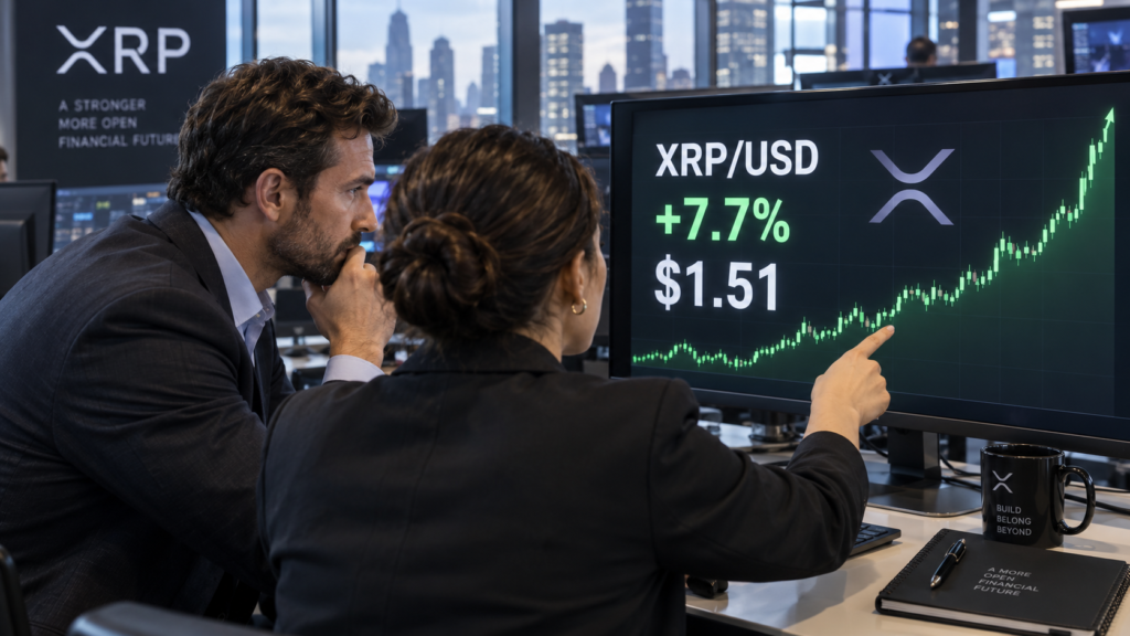 XRP jumps 8% as crypto short squeeze and Ripple developments draw attention