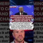AMERICA IS BECOMING THE CRYPTO CAPITAL OF THE WORLD — NEW LAWS COULD CHANGE EVERYTHING