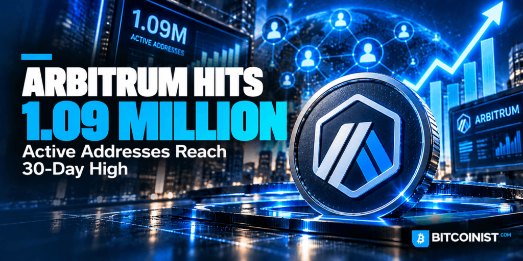 Arbitrum Active Addresses Surge to 1.09 Million Copy