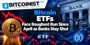 Bitcoin ETFs Face Roughest Run Since April as Banks Stay Shut