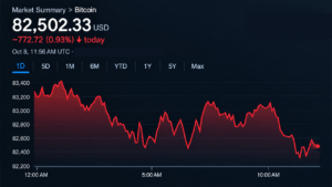 Bitcoin Price Holds Above $82K Despite Mounting Bearish Pressure
