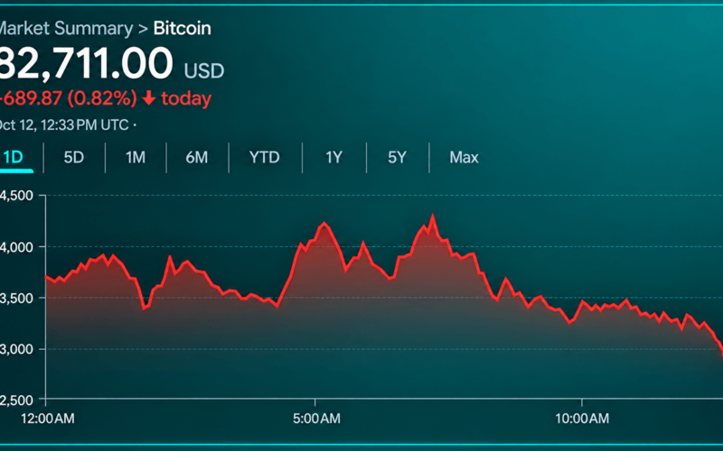 Bitcoin Price Walks a Tightrope as Bears Circle the $82K Zone