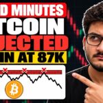 Bitcoin Rejected at $87K Again: Fed Minutes Tonight (What Now?)