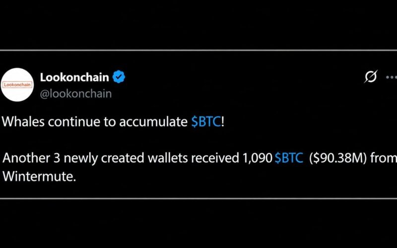 Bitcoin Worth $90 Million Pulled From Wintermute by a Mystery Whale