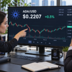 Cardano holds above $0.22 as falling OI signals risk of further losses