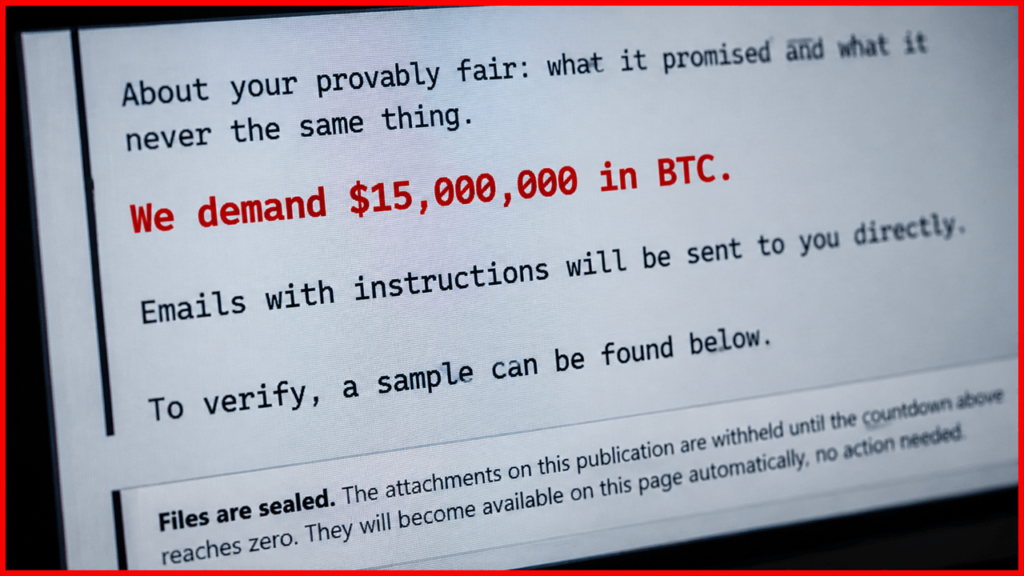Crypto Casino Gamdom Faces $15M Bitcoin Ransom After Multimillion-Dollar Hack
