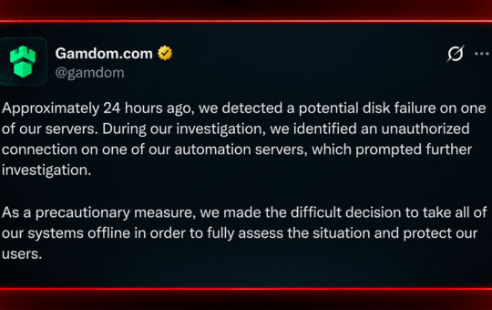 Crypto Casino Gamdom Goes Dark After a $3 Million Wallet Hack