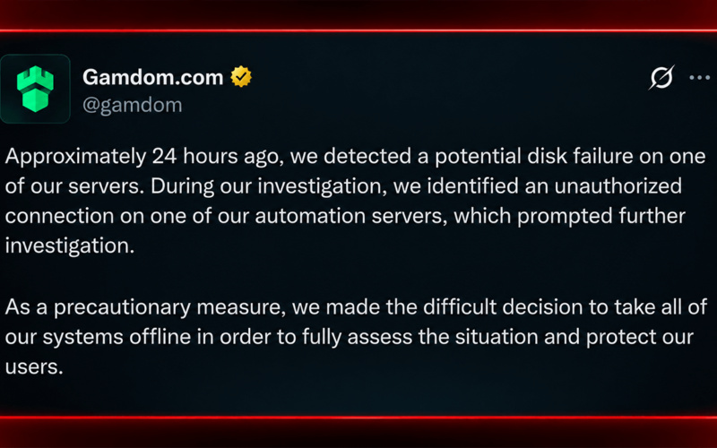 Crypto Casino Gamdom Goes Dark After a $3 Million Wallet Hack