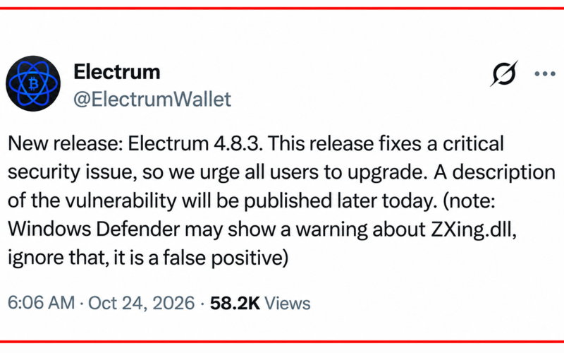 Electrum Wallet Attack Hid Bitcoin Theft Behind a Fee Increase
