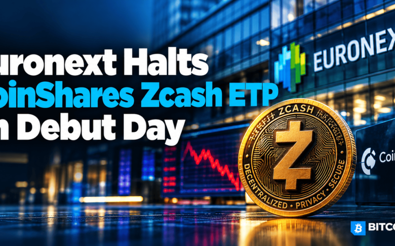 Euronext Halts CoinShares Zcash ETP on Debut Day