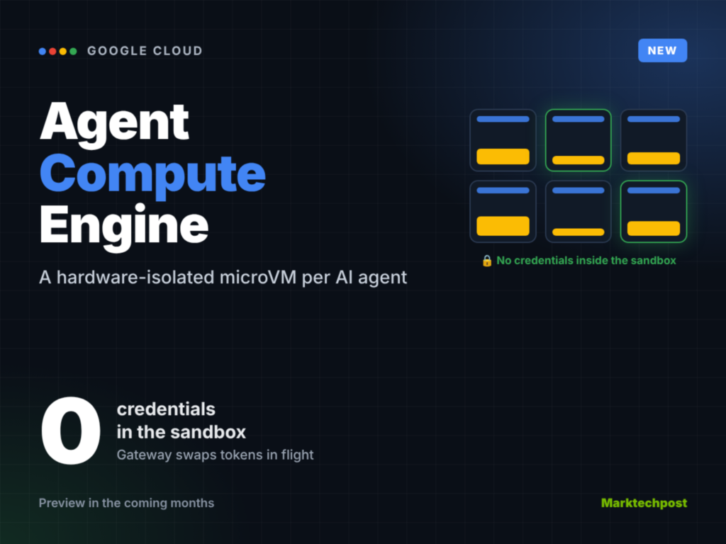 Google Cloud Launches Agent Compute Engine: A MicroVM per AI Agent