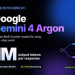 Google Releases Gemini 4 Argon API With 1M Token Output Limit