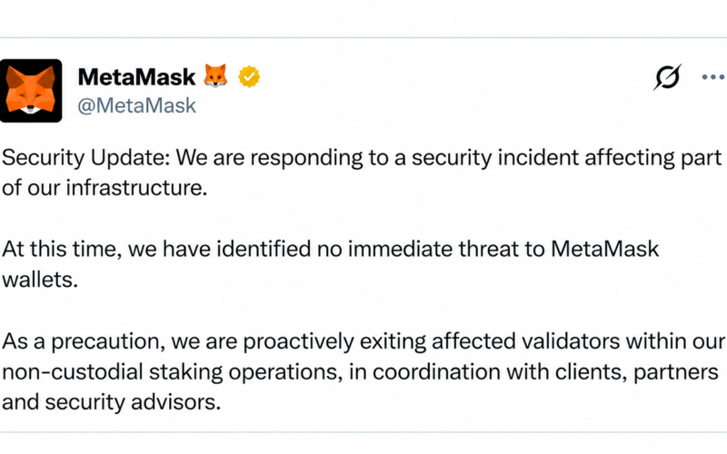 Metamask Pulls Validators as Meager ETH Theft Sounds Big Alarm