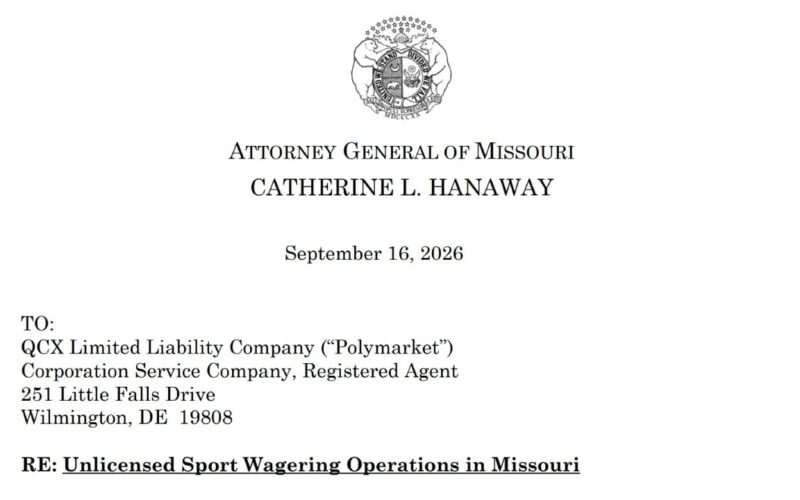 Missouri Hits Polymarket and Kalshi With Cease-and-Desist Orders