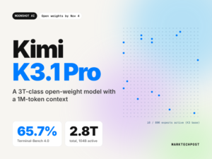 Moonshot AI Releases Kimi K3.1 Pro: A 2.8T Total/104B Active Params (MoE) Model with 1M Context
