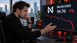 NEAR slips below $5 despite $5.42m ETF inflow