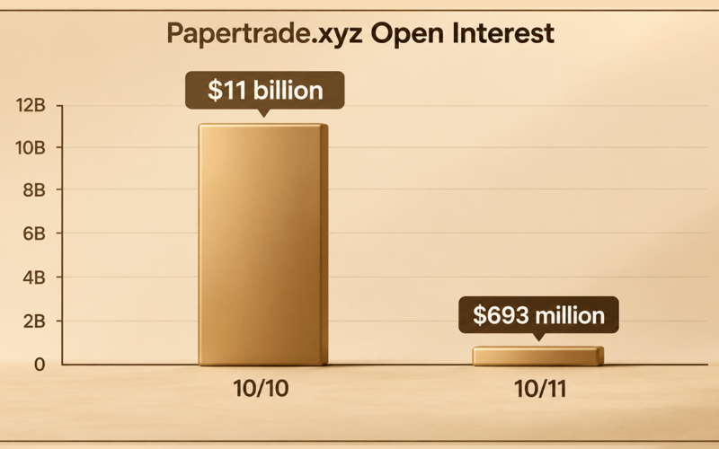 Papertrade's Wild Weekend Ends With 93.7% Open Interest Wipeout