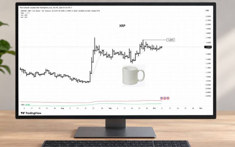 Peter Brandt Hints at Bullish XRP Pattern With a Coffee Cup Chart