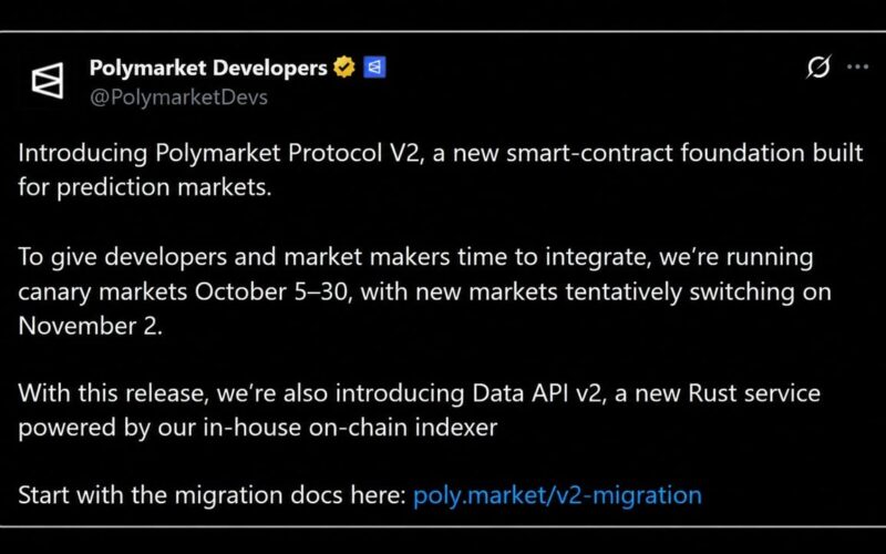 Polymarket Is Rebuilding the Engine Under Every Bet Before November 2
