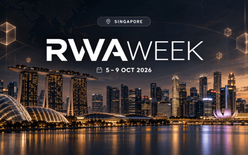 RWA WEEK Singapore 2026 Brings Together Institutional Finance and Digital Asset Leaders as Tokenization Moves Toward Mainstream Adoption