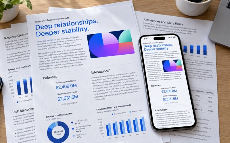 Ripple's RLUSD Exceeds $2.4B as Monthly Market Cap Growth Tops 50%