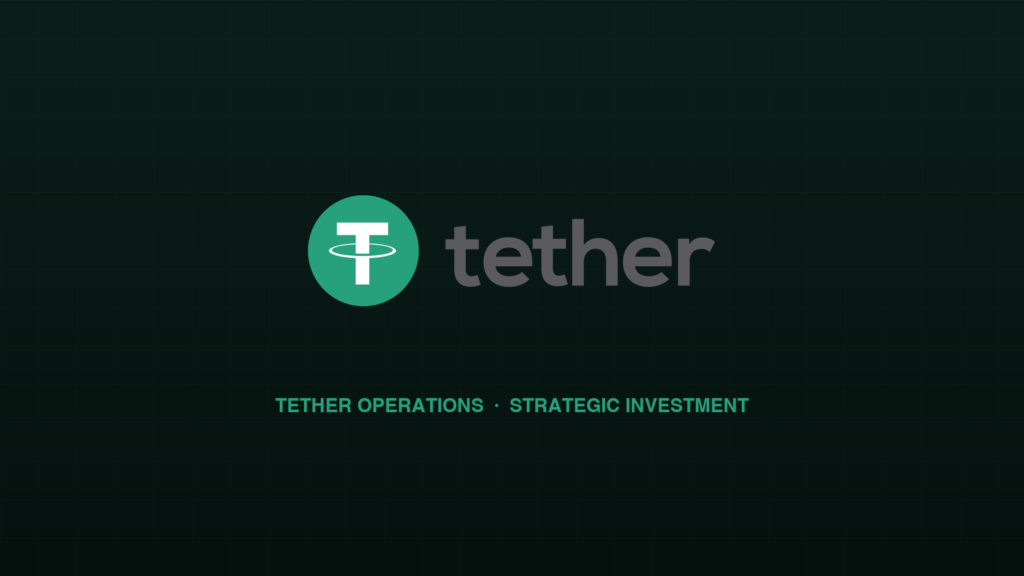 Tether official corporate logo and digital currency branding
