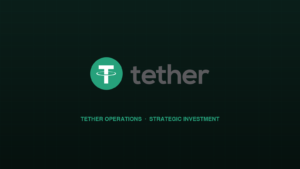 Tether official corporate logo and digital currency branding