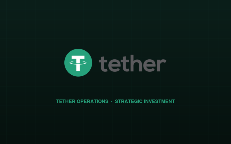 Tether official corporate logo and digital currency branding