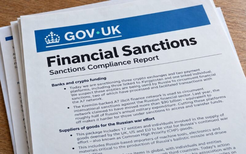 UK Sanctions Crypto Exchanges Over Suspected Russia-Linked Evasion