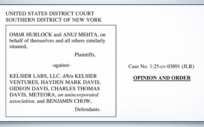 US Judge Dismisses Libra Crypto Class Action Against Kelsier