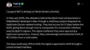 Who's Next? OneKey CEO Warns Hackers Will Target Blackrock's Bitcoin ETF