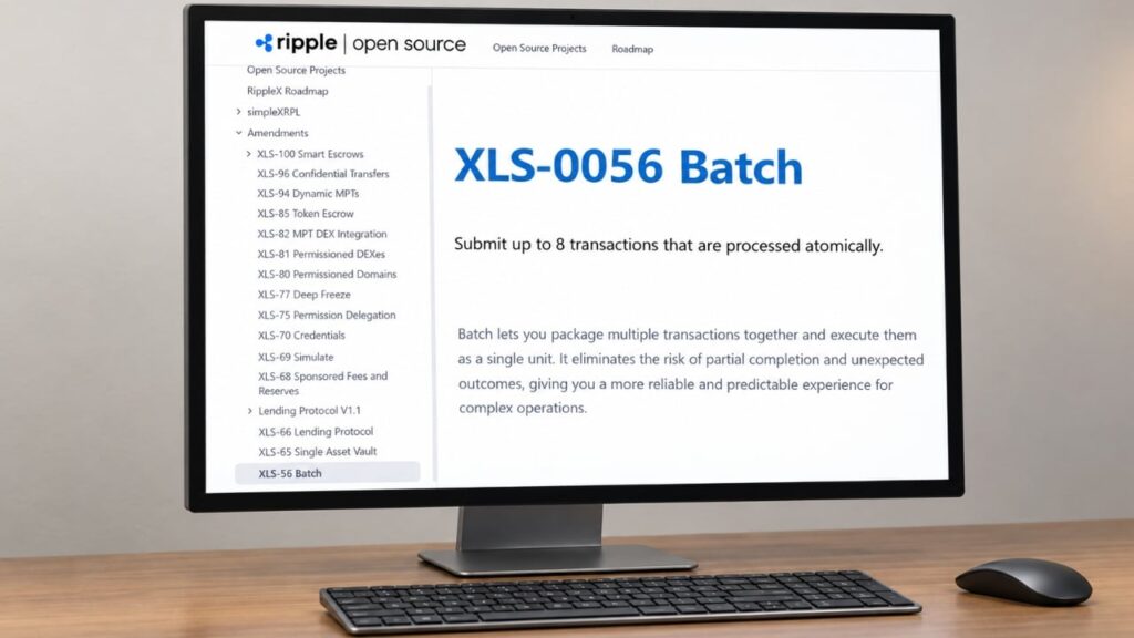XRP Ledger Targets Oct. 9 for Upgrade Bundling 8 Transactions – Bitcoin News
