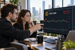 Zcash dips below $1,348 as ETF outflows ease and NU7 enters testing